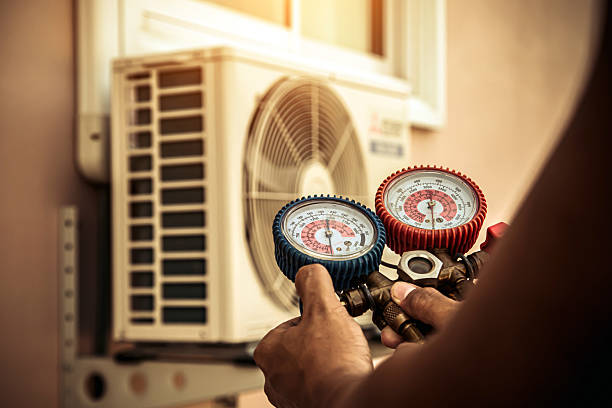 Professional Air Conditioning Service technician working in Sheldon, SC